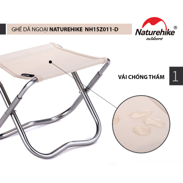Ghế vải xếp cắm trại mini NatureHike NH15Z011-D