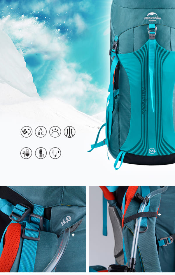 Balo dã ngoại, trekking NatureHike NH16Y020-Q 55L