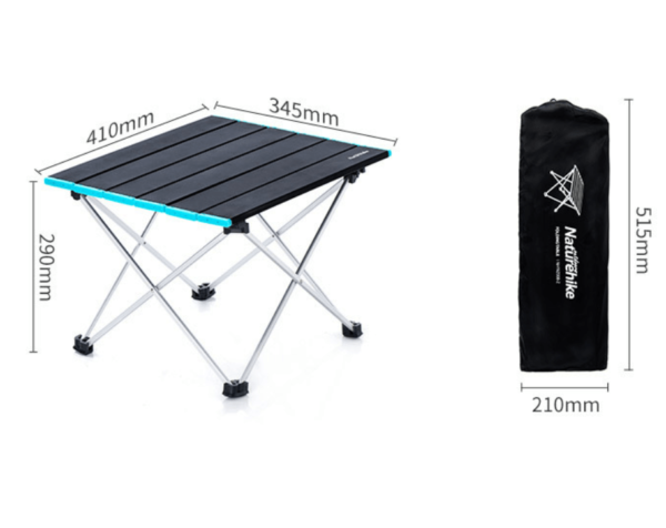 Bàn gấp gọn inox mang đi câu cá NatureHike NH19Z008-Z