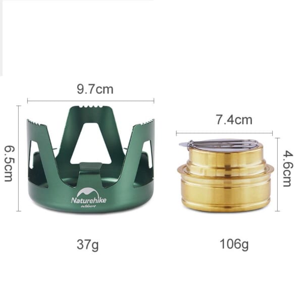 Bếp cồn du lịch dã ngoại nhỏ gọn NatureHike NH18L001-T