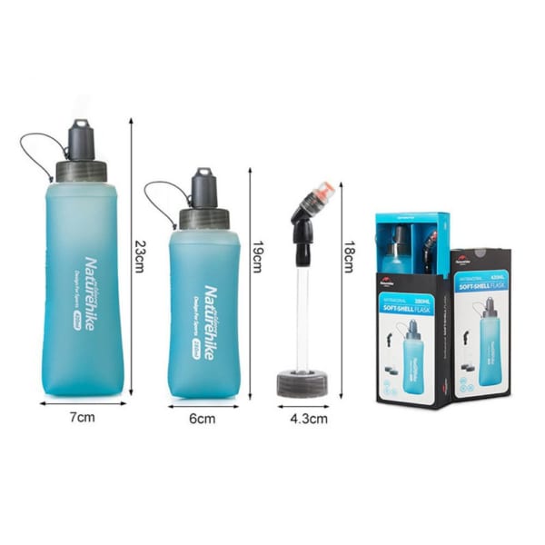 Bi đông nước có ống hút NatureHike NH17S028-B