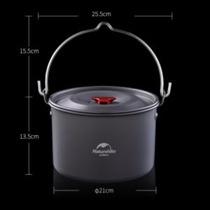 Bộ nồi đi phượt nấu nướng ngoài trời NatureHike NH17D021-G