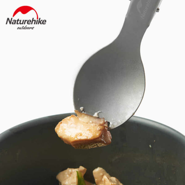 Bộ thìa dĩa không gỉ, nhỏ gọn tiện lợi NatureHike NH18C001-J