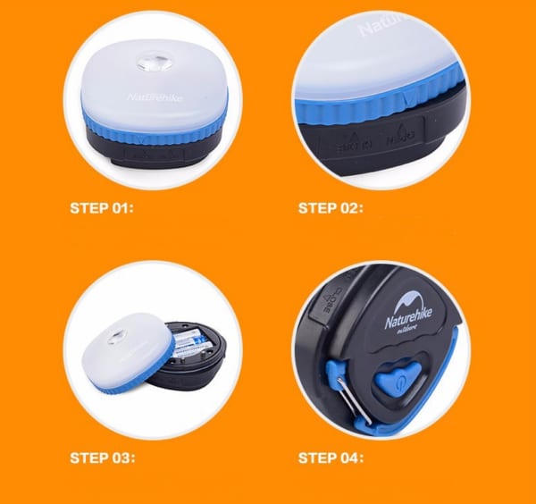 Đèn pin chiếu sáng treo lều dã ngoại NatureHike NH16D300-D