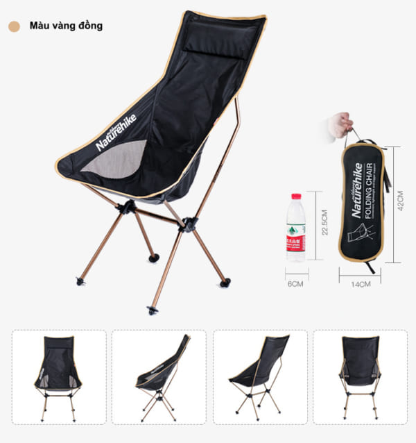 Ghế xếp du lịch đi cắm trại NatureHike NH17Y010-L