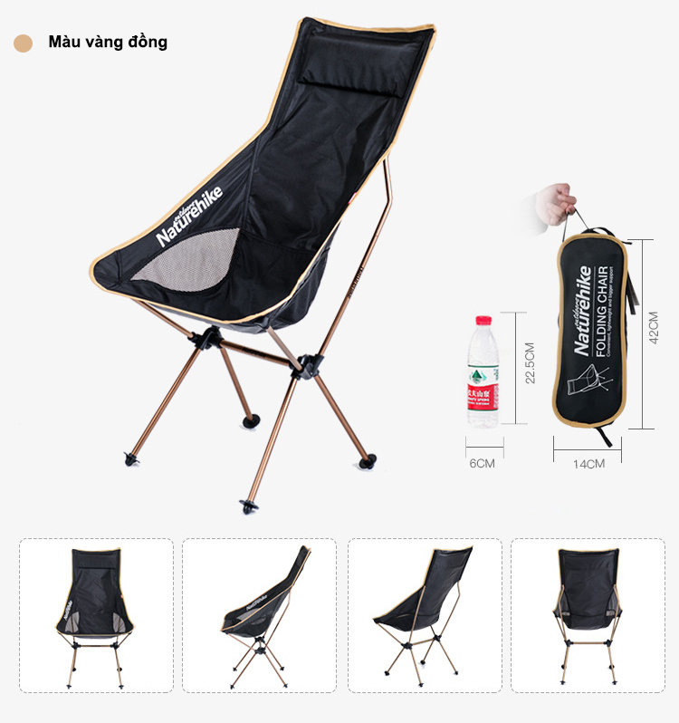 Ghế xếp du lịch đi cắm trại NatureHike NH17Y010-L