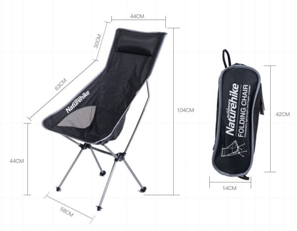 Ghế xếp du lịch đi cắm trại NatureHike NH17Y010-L