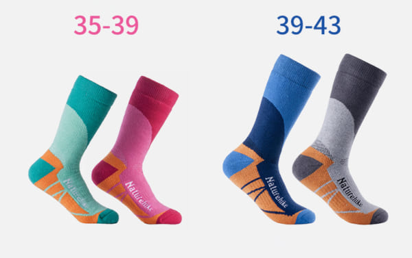 Tất mùa đông cao cổ giữ nhiệt mềm mại NatureHike NH15A015-M