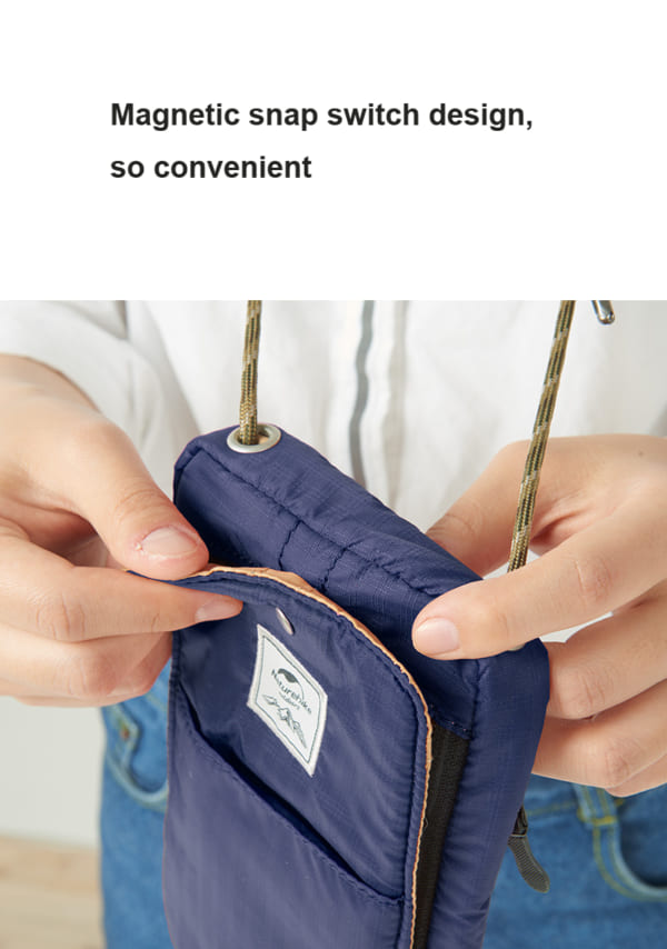 Túi đựng passport hộ chiếu dây đeo cổ NatureHike NH17X010-B