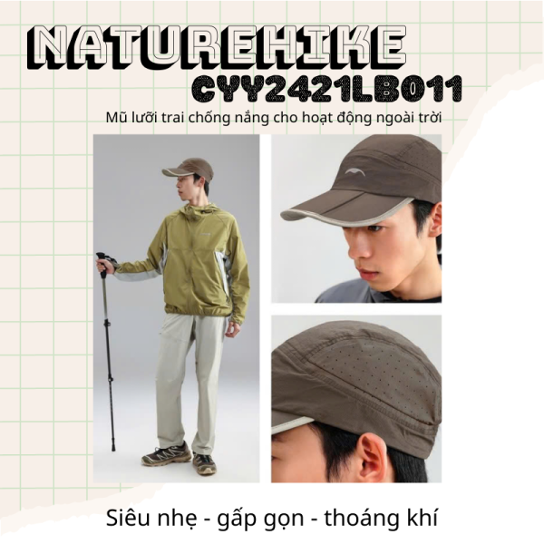 Mũ lưỡi trai gấp gọn Naturehike CYY2421LB011
